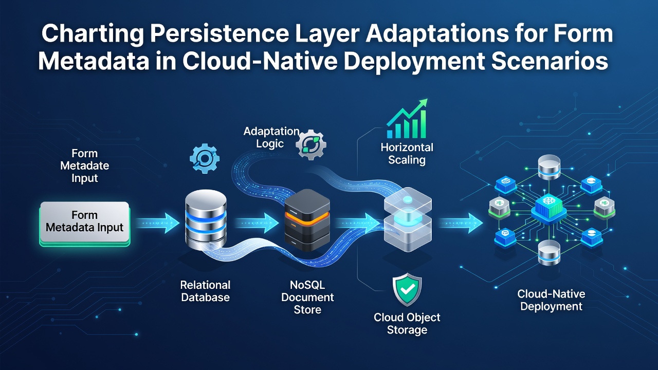 Charting Persistence Layer Adaptations for Form Metadata in Cloud-Native Deployment Scenarios