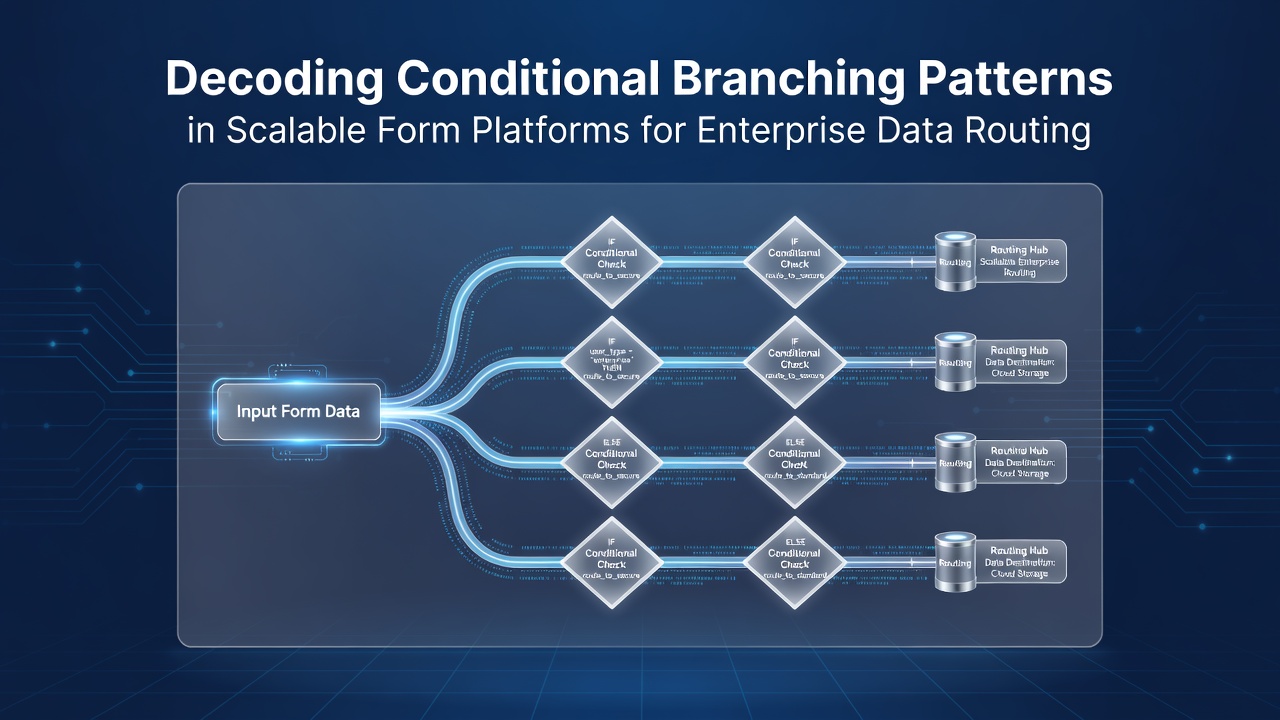 Decoding Conditional Branching Patterns in Scalable Form Platforms for Enterprise Data Routing